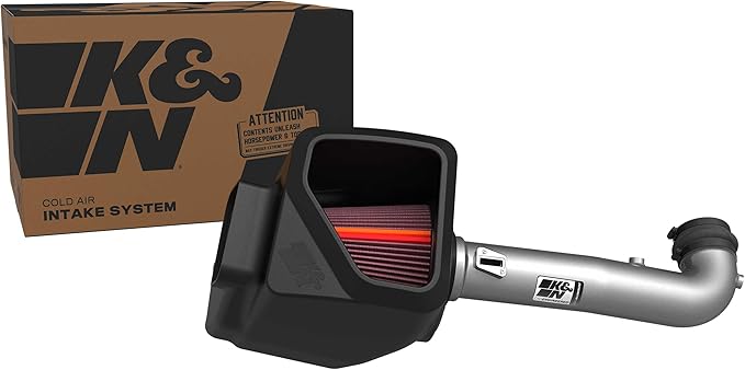 K&N NextGen Aluminum Cold Air Intake System: High-Flow Cotton Filter: Compatible by KNEngineeringInc