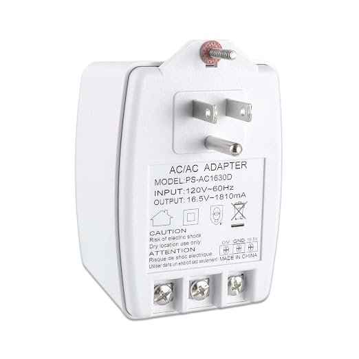 16.5V 1810mA Plug in Thermostat and Doorbell Transformer 16.5 Volt Transformer by EPLZON