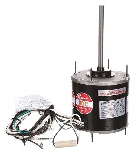 Century 1/3 to 1/8 HP Condenser Fan Motor, Permanent Split Capacitor, 825 by Unknown