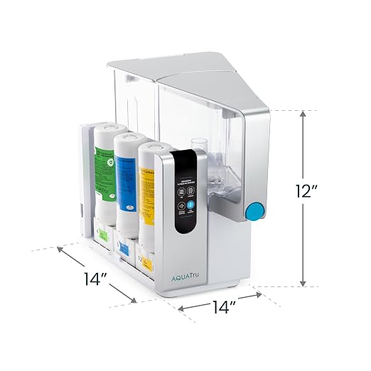 AquaTru Classic Alkaline Countertop Water Purifier | Certified 4-Stage Reverse - Image 2
