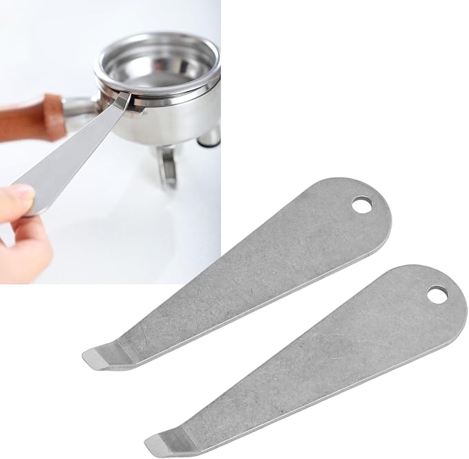 AUNMAS 3pcs Portafilter Basket Pry Removal Tool, Stainless Steel Ergonomic - Image 4