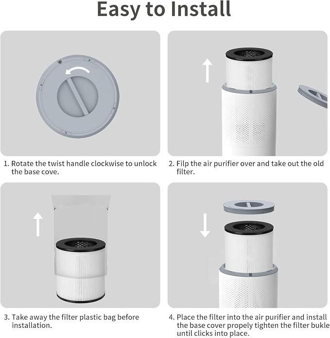2 Pack A2 Replacement Filter Compatible - Image 6