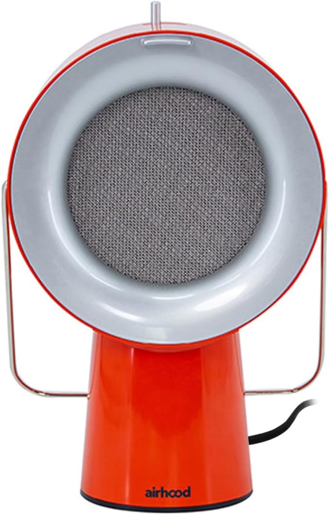 AirHood Wired Range Hood Portable Kitchen Exhaust Fan, Cadmium Orange | Dual by AirHood