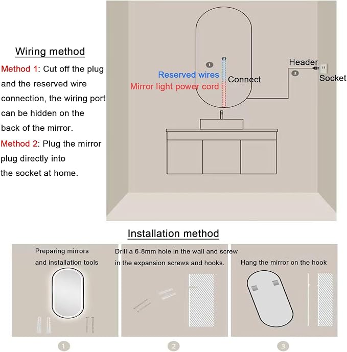 Bathroom Led Mirror ，Bathroom Mirror - Image 9