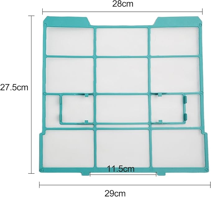 2pcs Indoor Hanging Air Conditioner Filter Accessories, Plastic Air Outlet Dust - Image 2