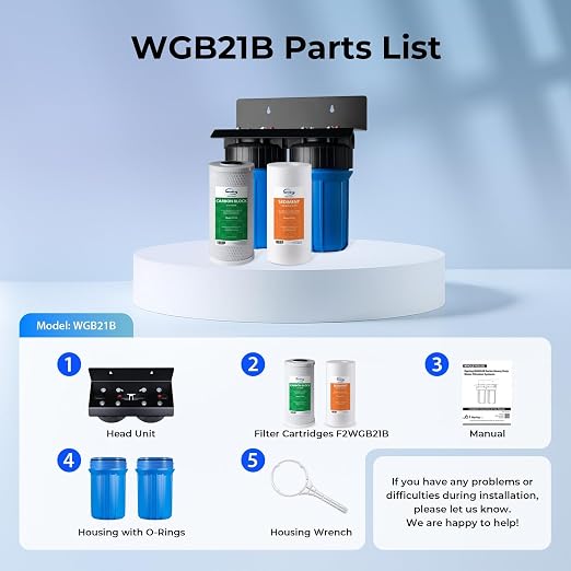 iSpring WGB21B 2-Stage Whole House Water Filtration System, - Image 7