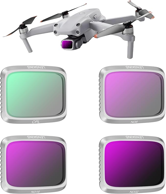 ND Filters for DJI Air 2S Drone, Neutral Density and Circular Polarizer Lens by LENSKINS