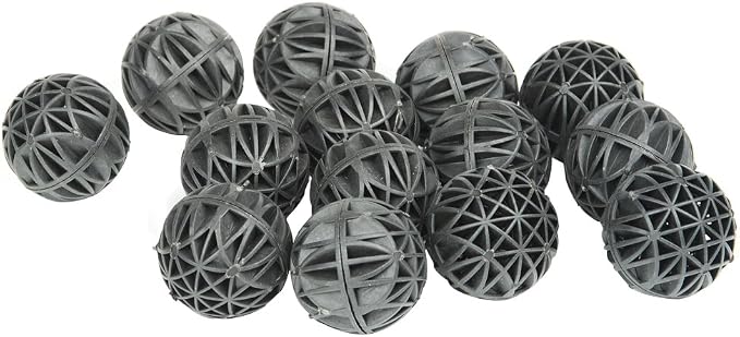 CNZ® 50pcs Black Aquarium Fish Tank Filter Bio-Balls Filtration Media - Image 2