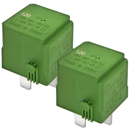 2Pcs Suspension Air Compressor Relay 5-pin 0025422319 4RA007791-52 0009828523 by CasalyticsOfficals
