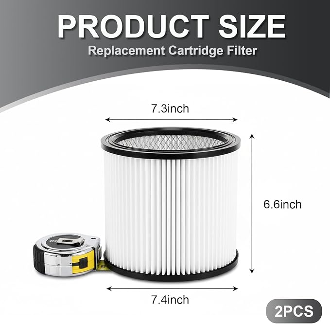2 Pack Replacement Cartridge Filter - Image 3
