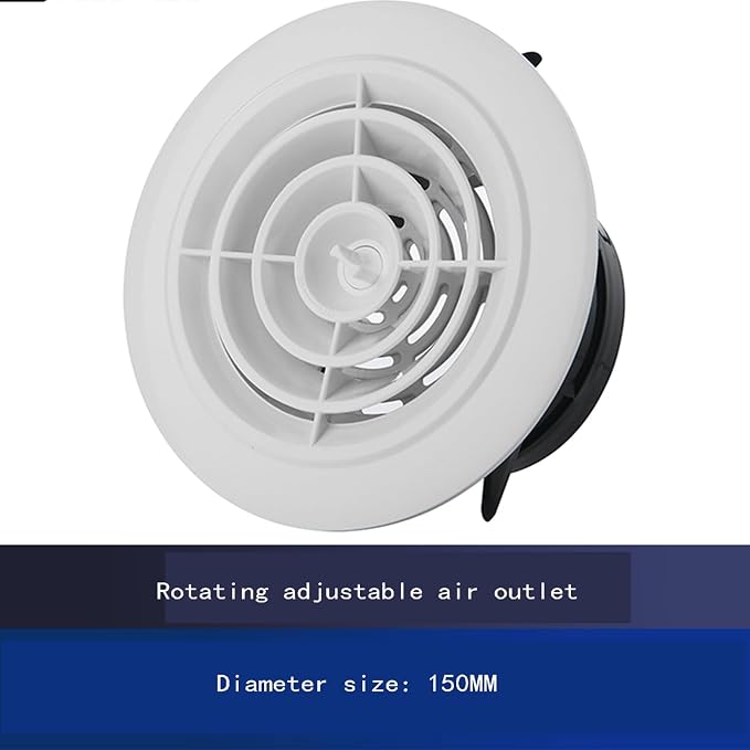 ABS Round Fresh Air Outlet, High-Efficiency Fresh Air System Accessories - Image 2