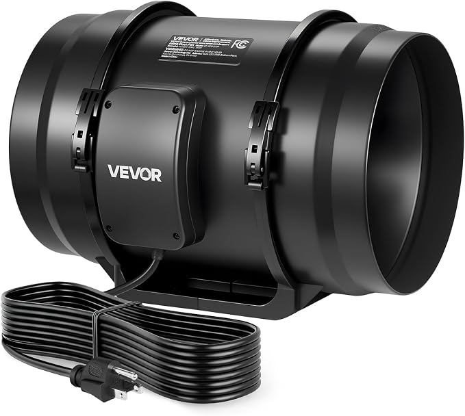 VEVOR Inline Duct Fan, 8-Inch 720 CFM by VEVOR
