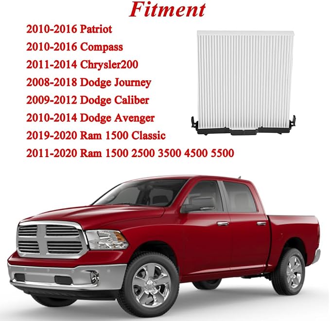 68406048AA 68052292AA Air Conditioning Filter Cabin Air Filter & Filter Access - Image 2