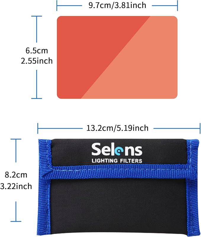 Selens 20 Pieces Universal Gels Lighting Filter Kit - Image 5