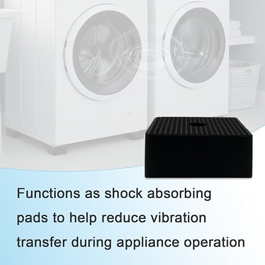 4 Pack- 50×50×20mm Thick Rubber Anti-Vibration Pads, Thick Shock Absorbing Pads - Image 4