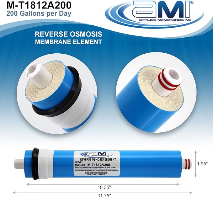 APPLIED MEMBRANES INC. 200 GPD Reverse Osmosis Membrane | RO Membrane Water - Image 2