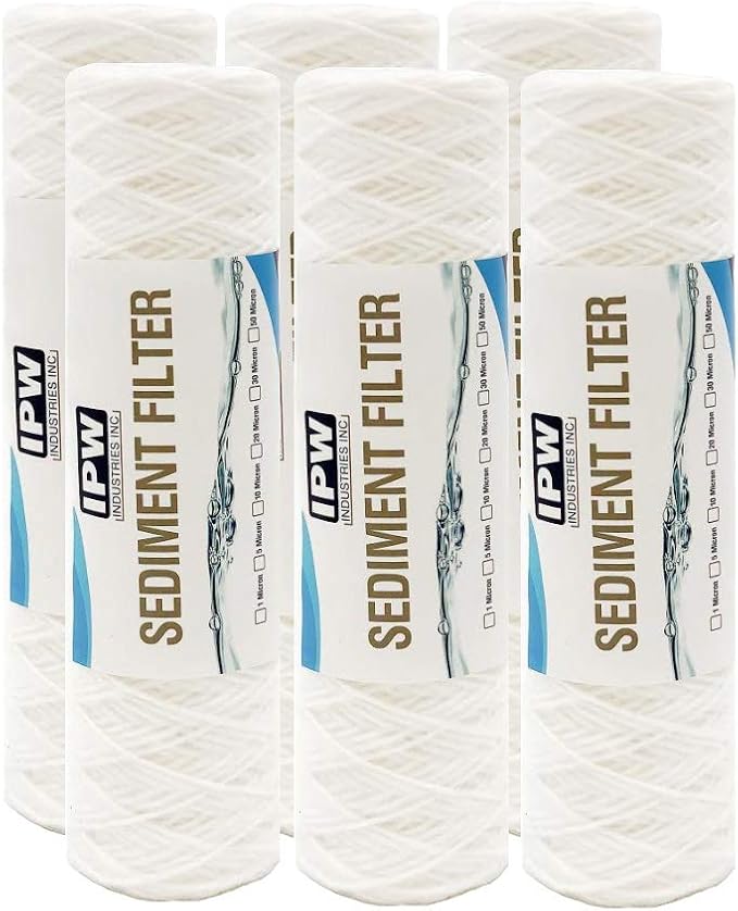 IPW Industries Inc. 50 Micron String Wound Water Filter by Isopure_WaterIPWINDUSTRIES