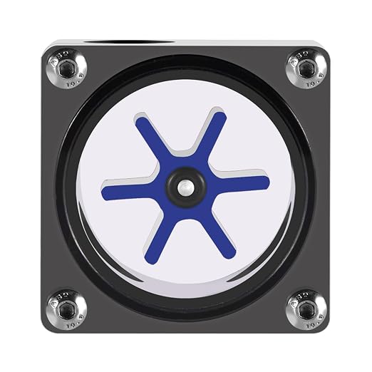 FOSA Flow Meter Indicator for PC Water Cooling System, G1/4 Threaded 6 Impeller by fosa