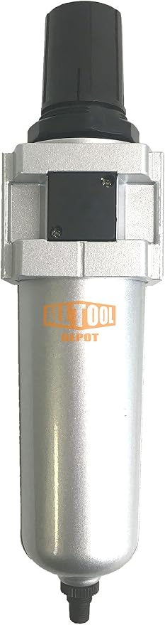3/4" NPT HEAVY DUTY Compressed Air In Line Filter Regulator Combo Piggyback - Image 5