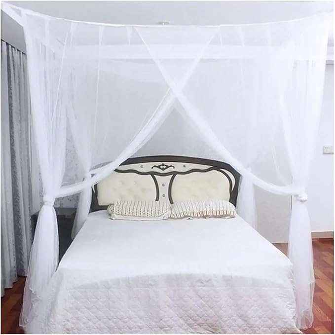Canopy Bed Curtains Black/White/Beige Elegant Lace Canopy Curtain by Unknown