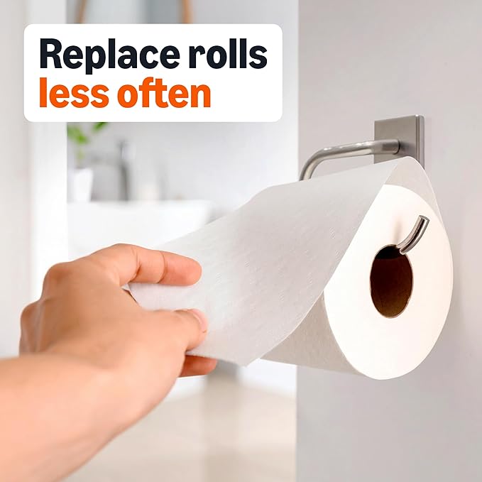 Amazon Basics 1000 Sheet 1-Ply Bath Tissue, 48 Rolls (4 Packs of 12)