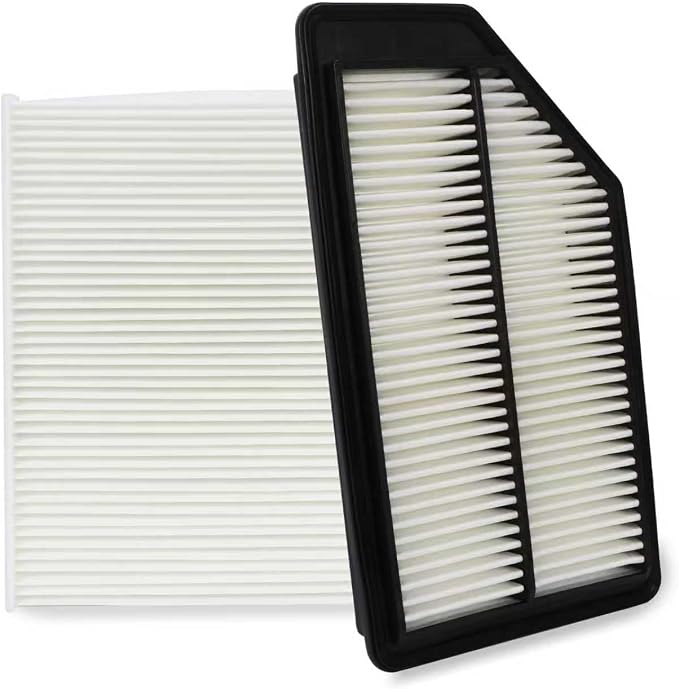 Cabin & Engine Air Filter kit for Honda Odyssey 3.5L Replaces 17220-RV0-A00 by SUPLABEL