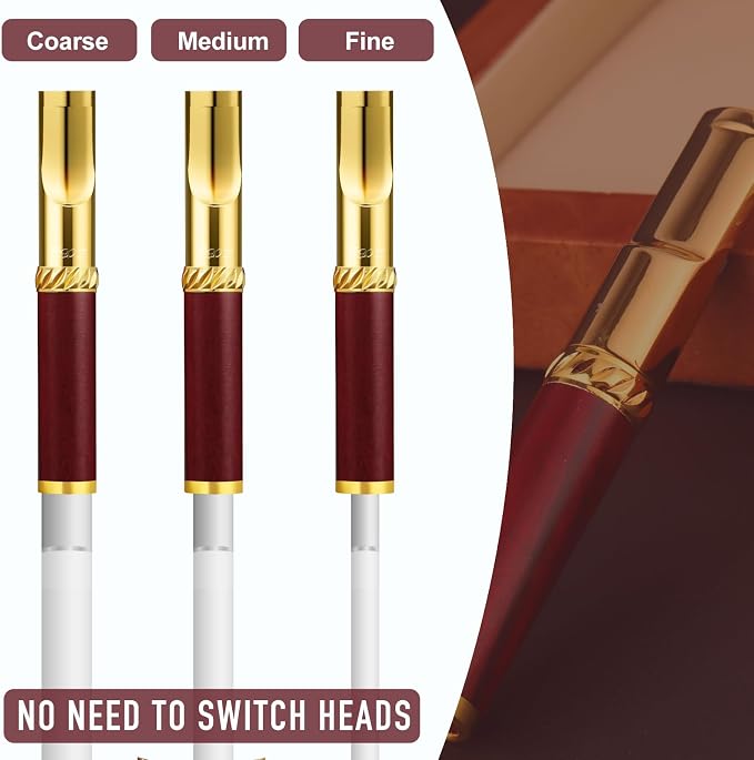 Reusable Washable Cigarette Filter Handcrafted Wood Metal Smoking Cigarette - Image 2