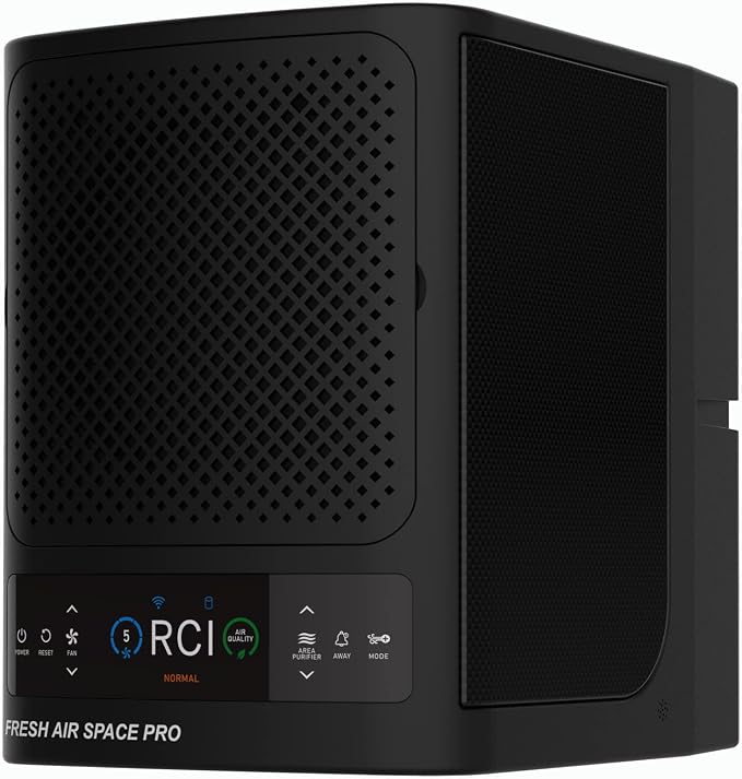 Fresh Air Space Pro. Air Quality Sensor, Hepa Filter. Fresh Air Will Cover a by V.S.L.A.