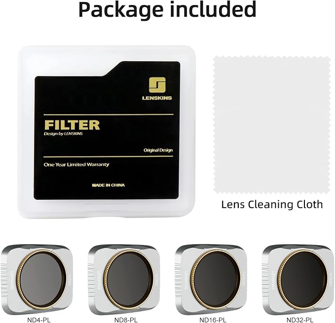 4-Pack ND/CPL Filters Set for DJI Air 2S Drone, ND32/CPL Filters Compatible - Image 8