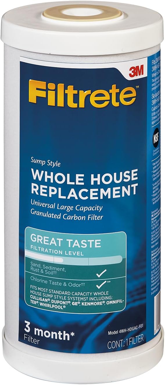 Filtrete Large Capacity Granulated Activated Carbon Whole House Water Filter by Filtrete