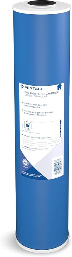 Pentair Pentek GAC-20BB Big Blue Carbon Water Filter, Heavy Duty Granular by PENTAIRPENTEK