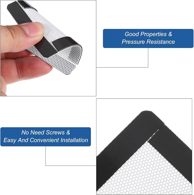 MECCANIXITY 3PCS PC Dust Filter, 60x60mm Magnetic Frame PVC Computer Case - Image 4