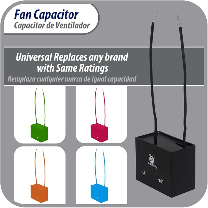 Appli Parts Fan Capacitor 5 mfd uf 250 VAC - Image 9