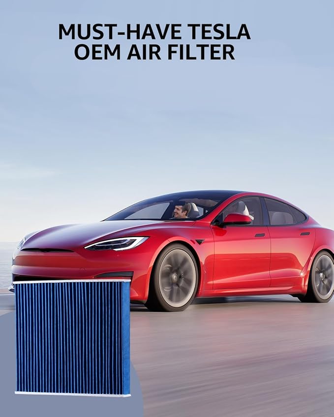 BASENOR 2026-2022 Tesla Model S Model X Cabin Air Filter - Image 8