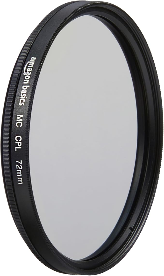 Amazon Basics Circular Polarizer Camera Lens Filter, Photography, 360° by AmazonBasics