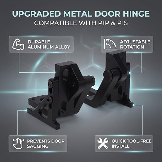 Pomya CNC Aluminum Alloy Hinge for Lab P1PP1S | 180-270 Degree Adjustable - Image 4