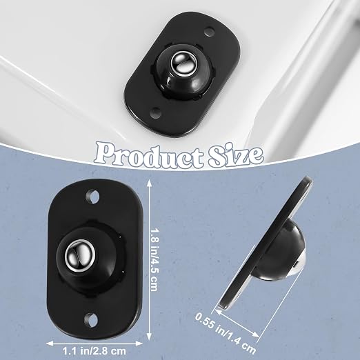8 Pcs Self Adhesive Caster Wheels, Wheel - Image 2