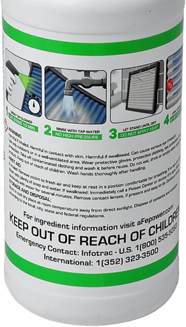 aFe Power Air Filter Cleaner: 32oz Spray Bottle, Restores Oiled Engine Air - Image 2