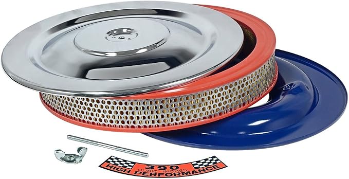 Compatible/Replacement For 1965 Galaxie, Custom 390 V8 Police Car Air Cleaner by Auto+Krafters