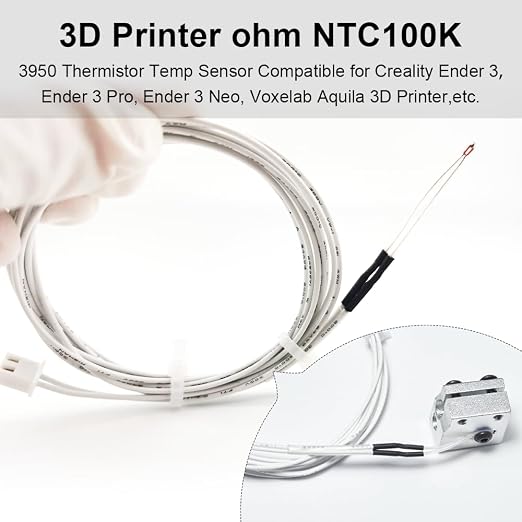 5Pcs Ender 3 Pro Thermistor Upgrade, Ender 5 Thermistor, 3D Printer ohm NTC - Image 5