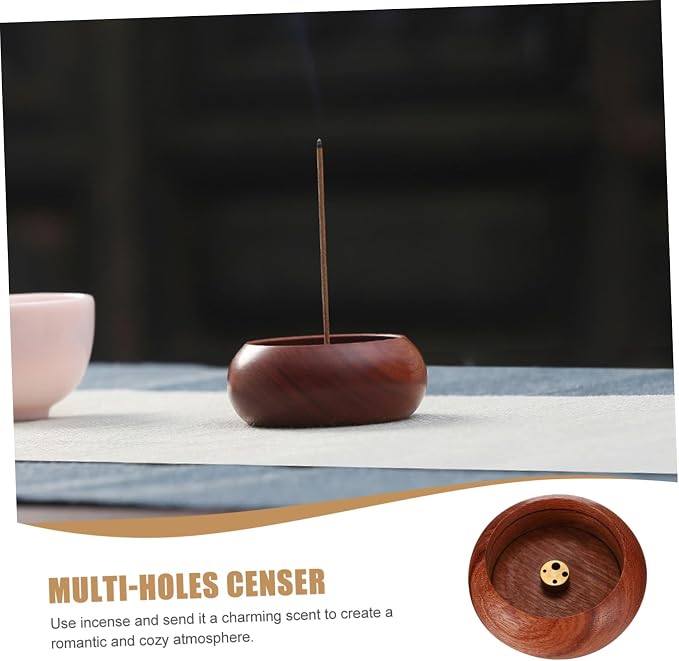 Solid Wood Incense Burner Decorative Tray - Image 6