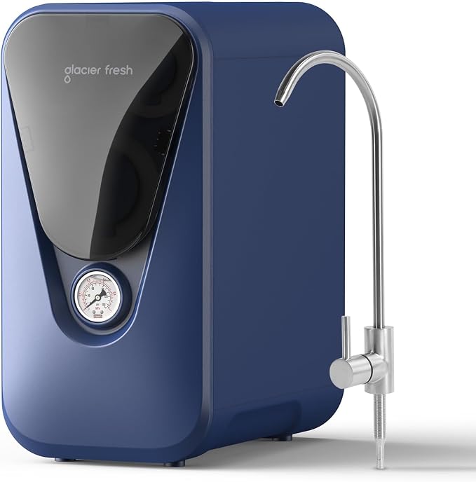 GLACIER FRESH GFU03 Reverse Osmosis System – 800 GPD, Non-Electric, 3:1 by GLACIERFRESH