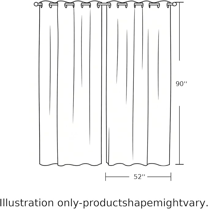 2 Panel Kitchen Cafe Curtains, Window Decor Tier Curtains - Image 9