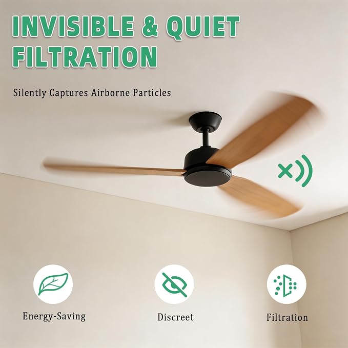 Ceiling Fan Filters for Blades, 20 Pack Ceiling Fan Filters, Fan Blade Air - Image 6
