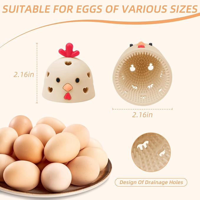 Silicone Egg Brush Cleaner, Egg Cleaner - Image 4