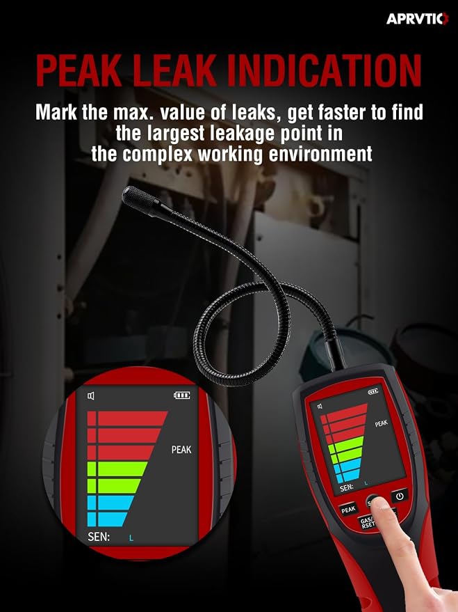Refrigerant Leak Detector for Air Source Heat Pumps, Aprvtio ALD-200 PRO ASHP - Image 5