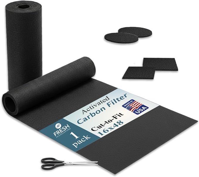 Activated Carbon Filter Pad by FreshHeadquarters