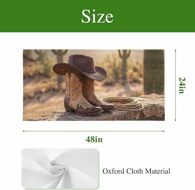 1 Pack Fluorescent Light Cover, Cowboy Western Light Covers - Image 9