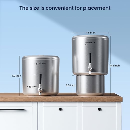 GLACIER FRESH 2.25G Stainless Steel Countertop Water Filtration System - Image 7