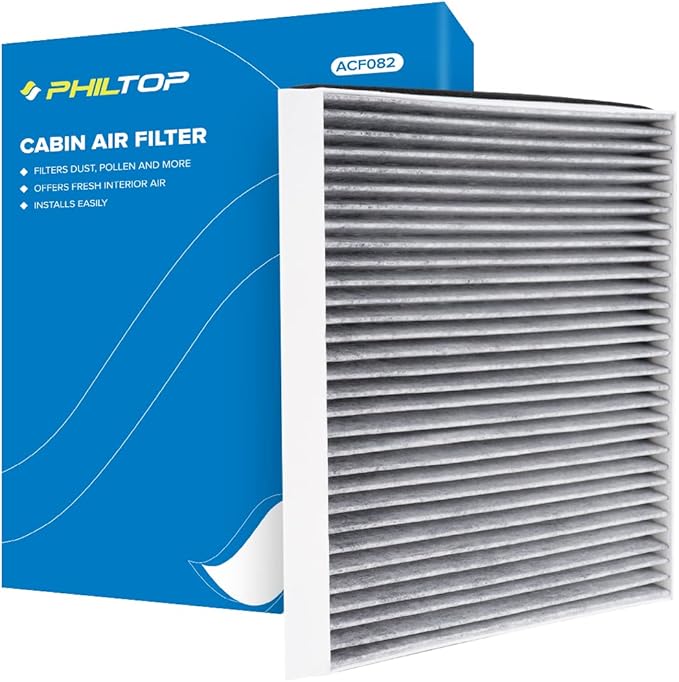 PHILTOP HEPA Cabin Air Filter w/Activated Carbon, Compatible by PHILTOP